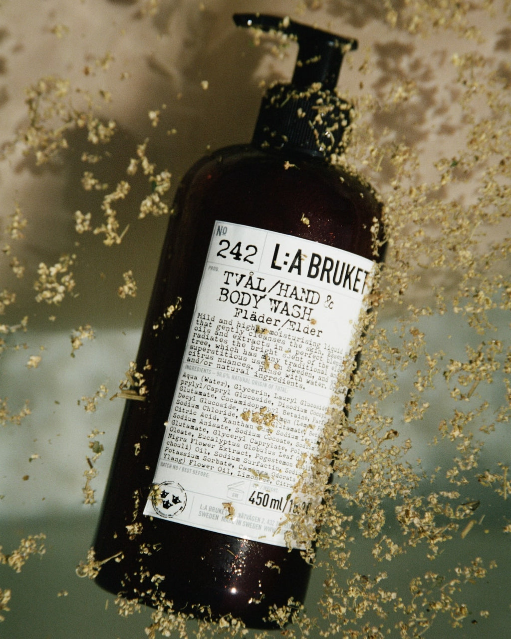 L:A BRUKET 242 Hand & Body Wash Elder 450ml
