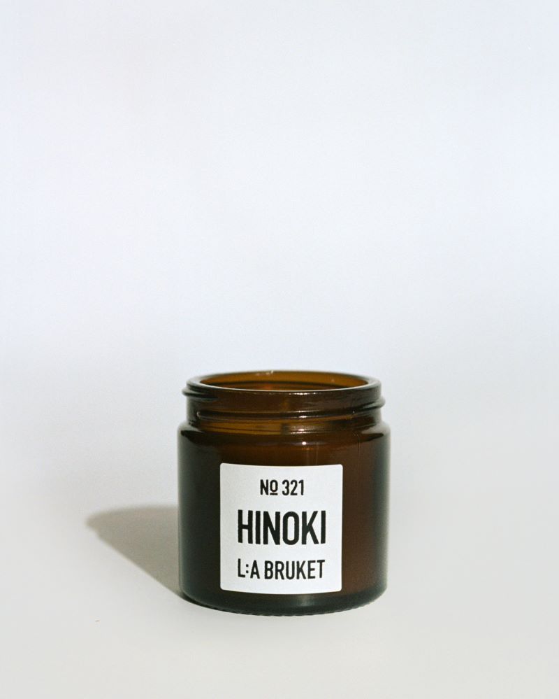 L:A BRUKET 321 Mini Scented Candle Hinoki 50g