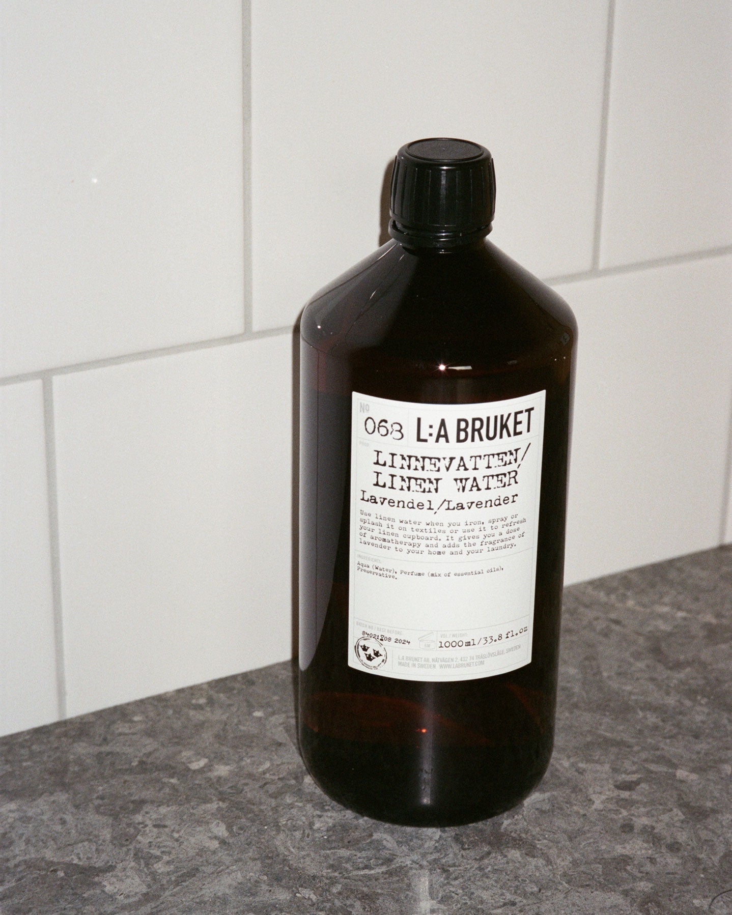 L:A BRUKET 068 Linen Water Lavender 1000ml