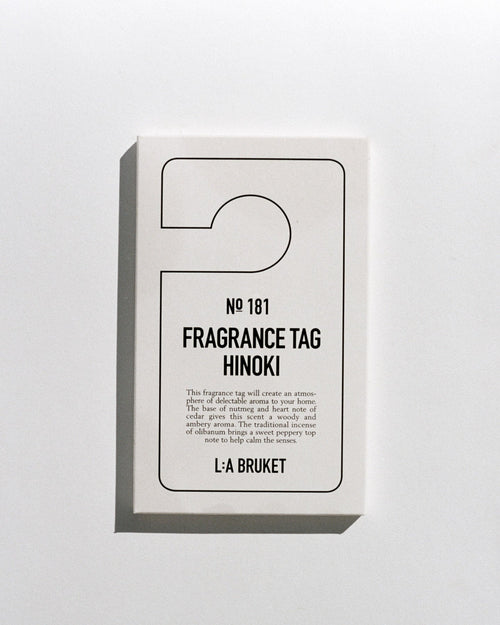 L:A BRUKET 181 Fragrance Tag Hinoki