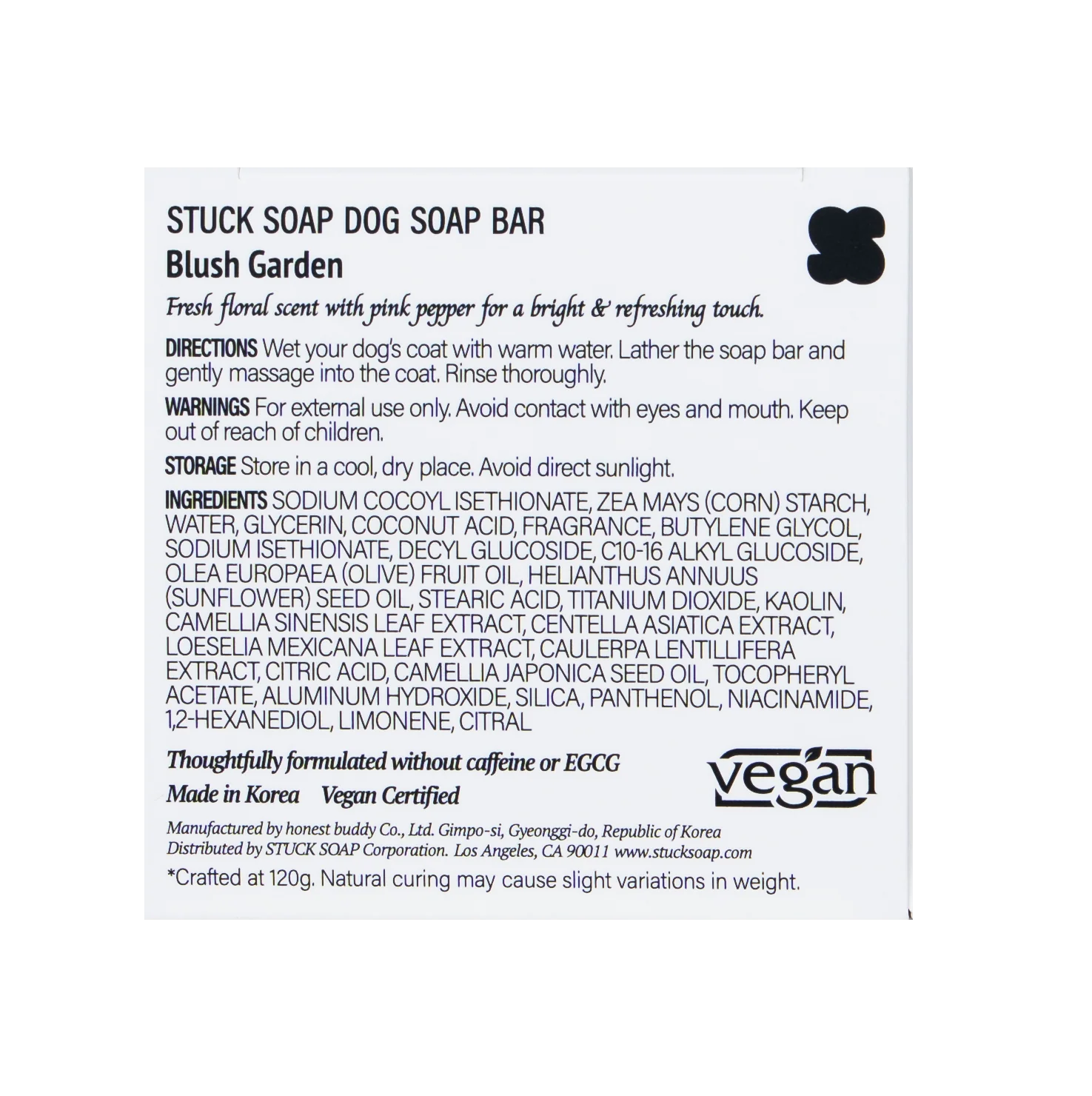 STUCK SOAP Blush Garden pH-Balanced Solid Soap - 110 g