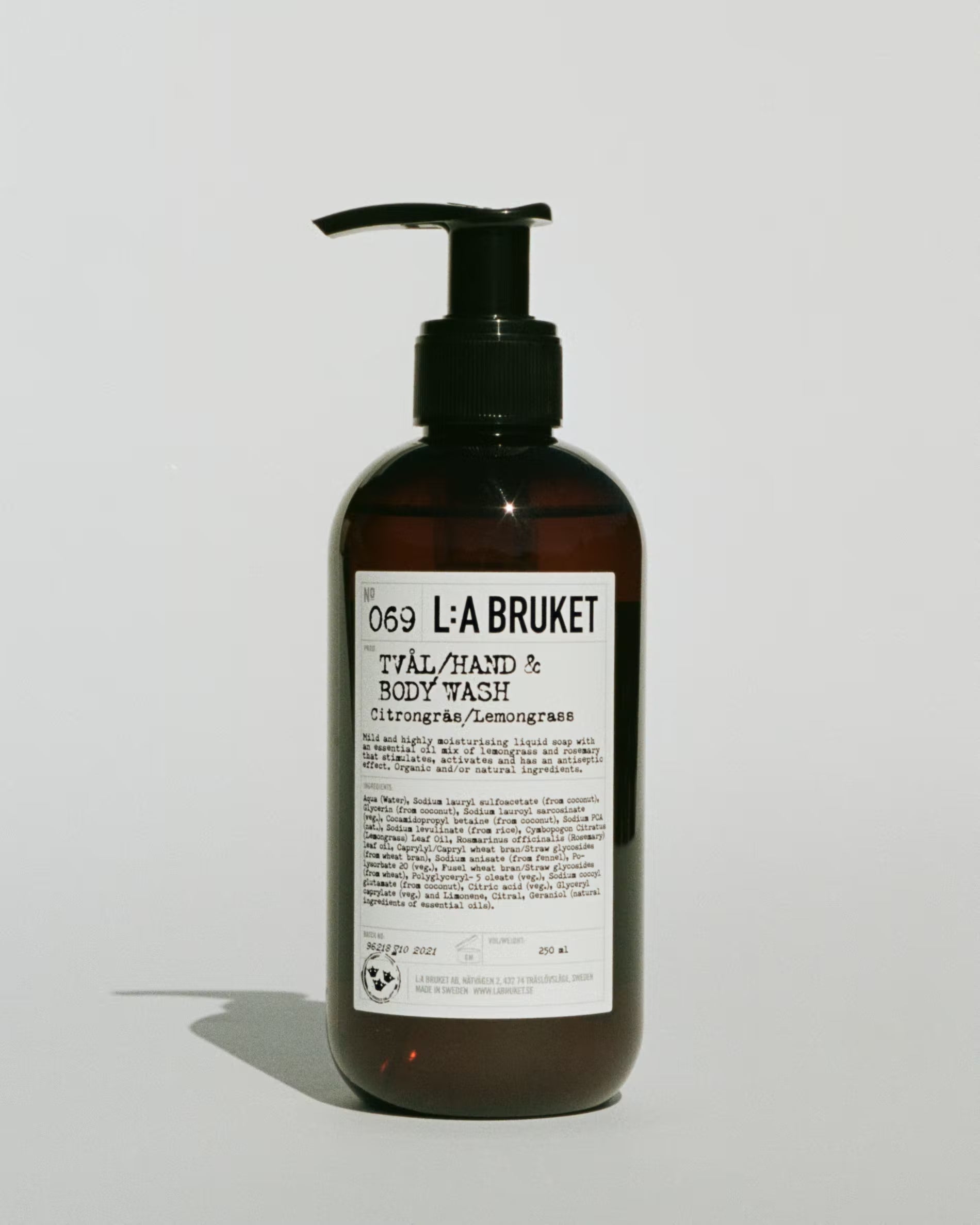 L:A BRUKET 069 Hand & Body Wash Lemongrass 240ml