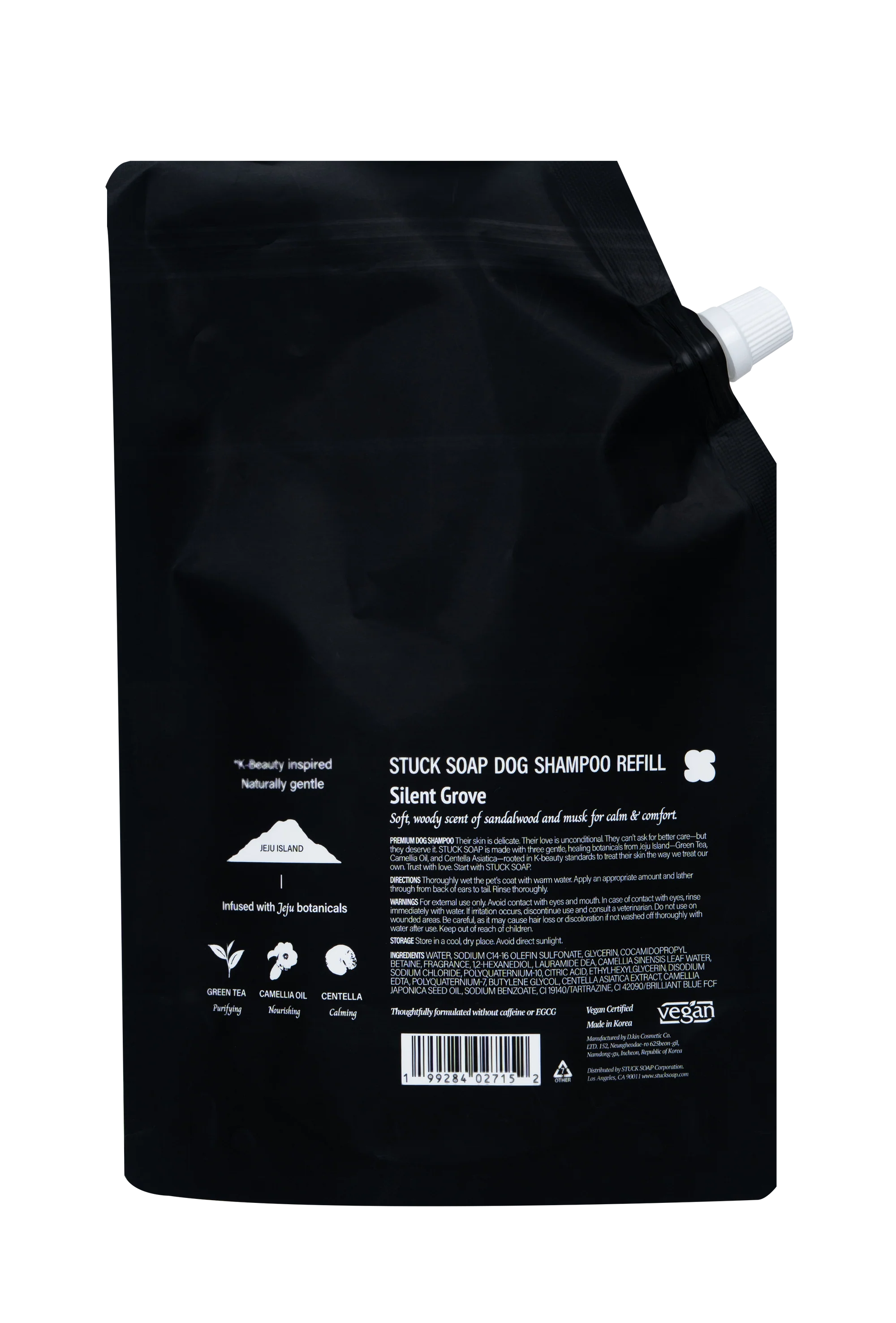 STUCK SOAP Silent Grove Dog Shampoo Refill - 1000 ml
