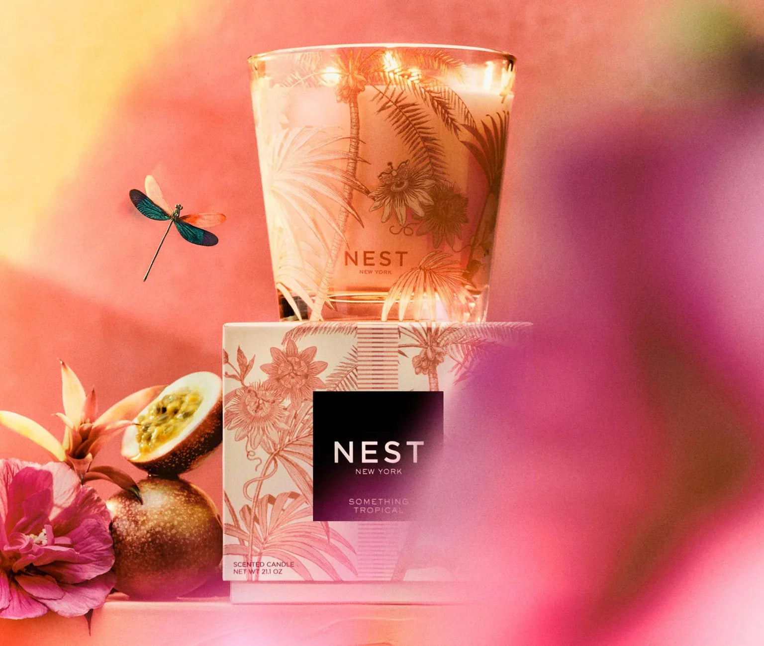 NEST New York Specialty 3 Wick Candle - Something Tropical