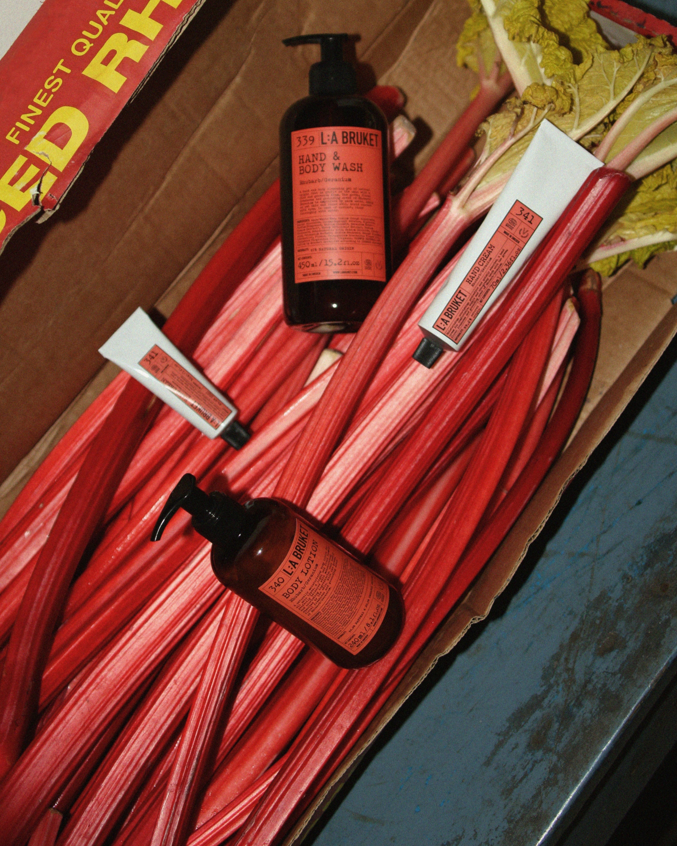 L:A BRUKET 341 Hand Cream Rhubarb Geranium 70ml