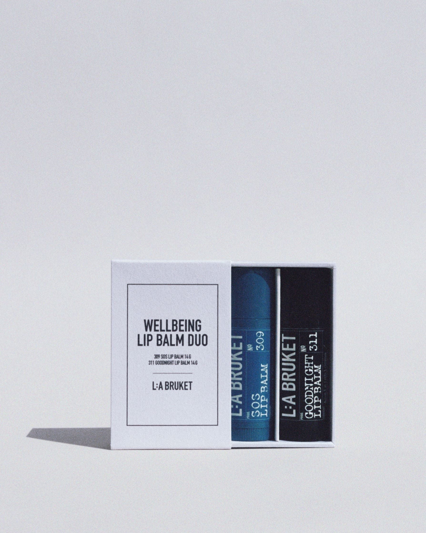 L:A BRUKET Wellbeing Lip Balm Duo