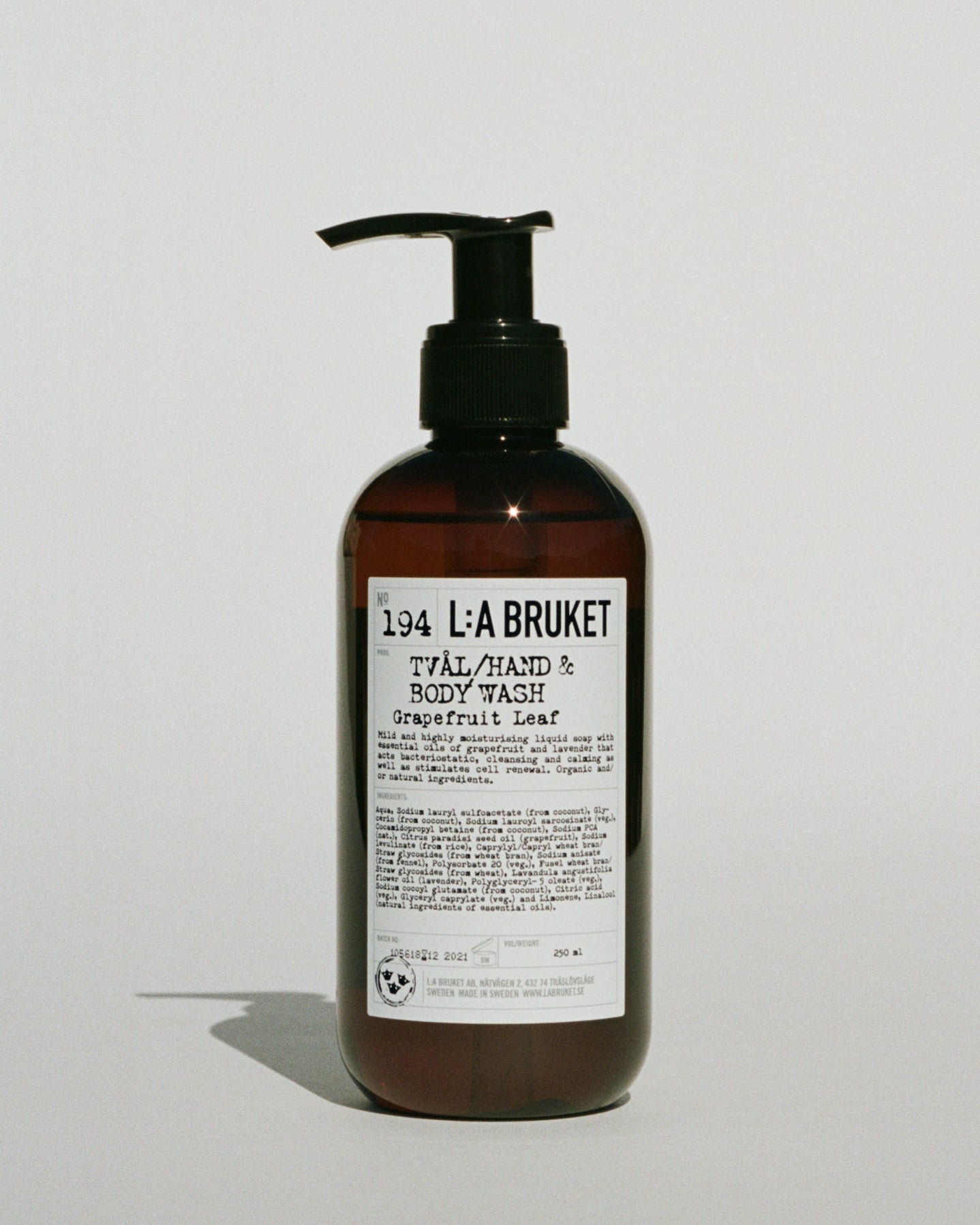 L:A BRUKET 194 Hand & Body Wash Grapefruit Leaf 450ml