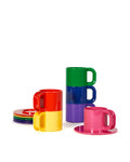 Heller Max 2 Cups & Saucers - Rainbow
