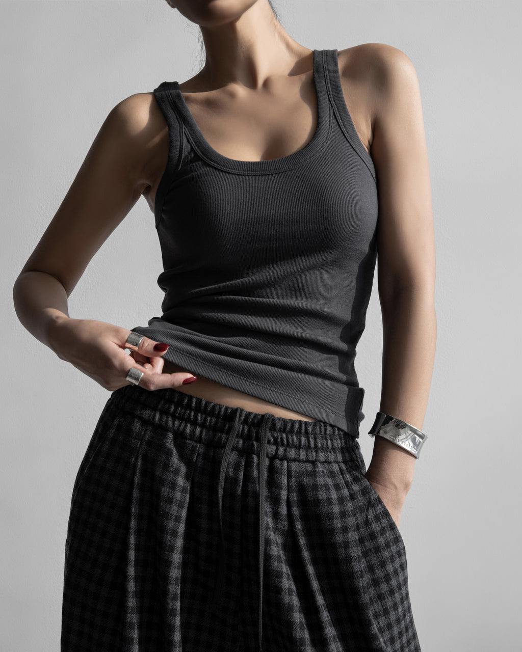 Ribbed Tank Sleeveless Top – PAPER MOON
