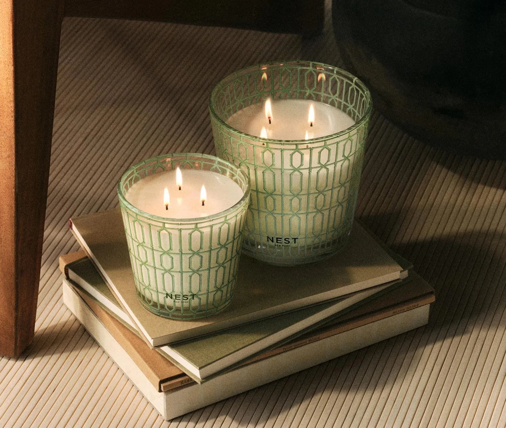 NEST New York Bamboo Decorative 3-Wick Candle