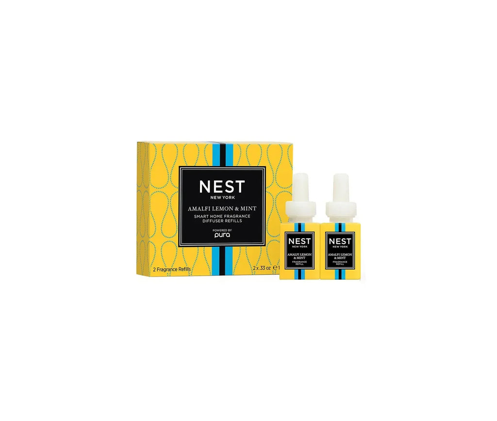 NEST New York Amalfi Lemon & Mint Refill Duo for NEST x Pura Smart Home Fragrance Diffuser (Smart Vials)