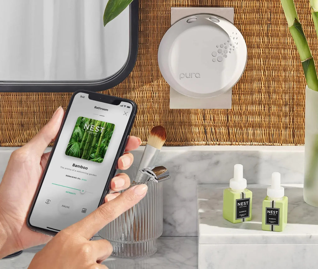 NEST New York Bamboo Refill Duo for NEST x Pura Smart Home Fragrance Diffuser (Smart Vials)