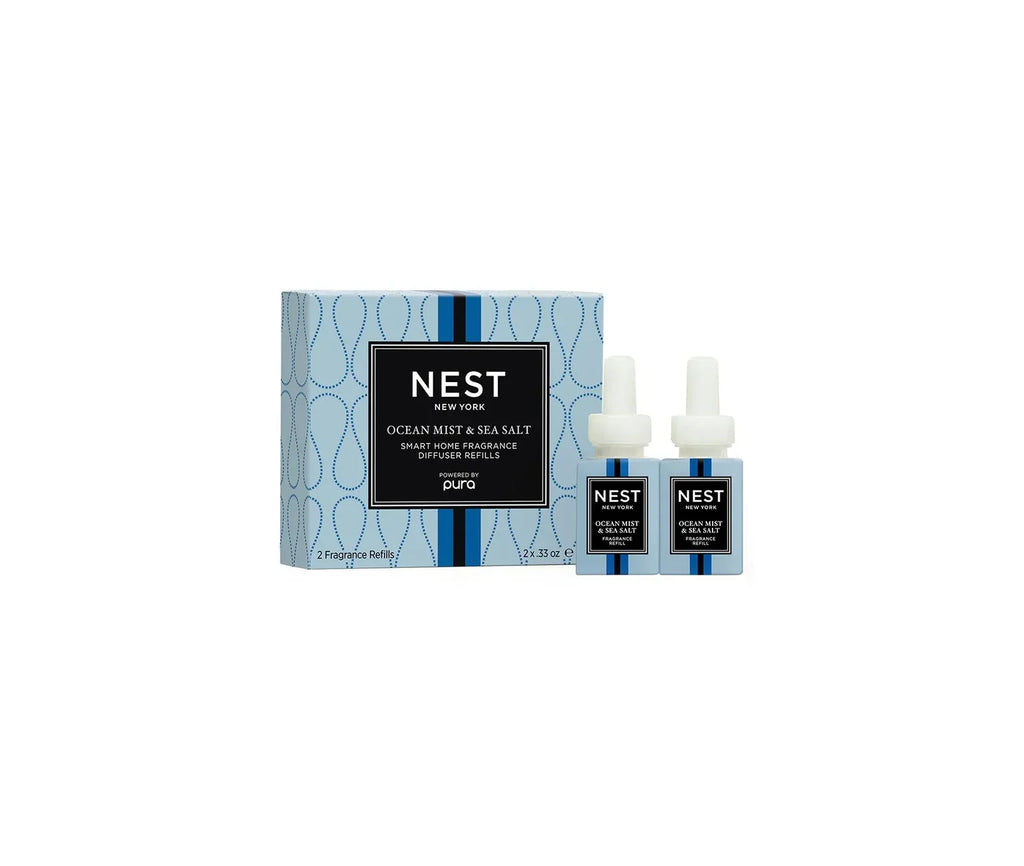 NEST New York Ocean Mist & Sea Salt Refill Duo for NEST x Pura Smart Home Fragrance Diffuser (Smart Vials)