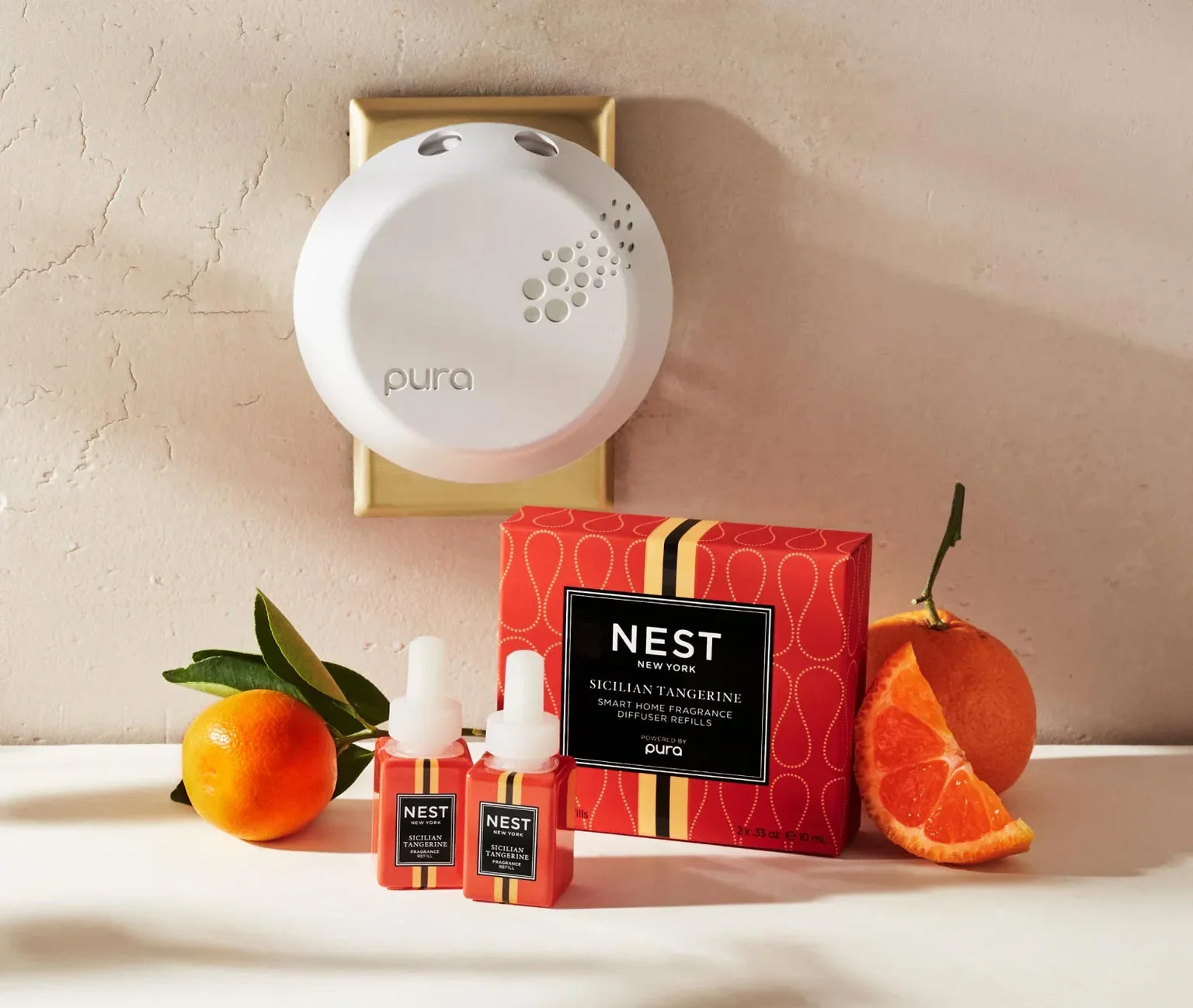 NEST New York Sicilian Tangerine Refill Duo for NEST x Pura Smart Home Fragrance Diffuser (Smart Vials)