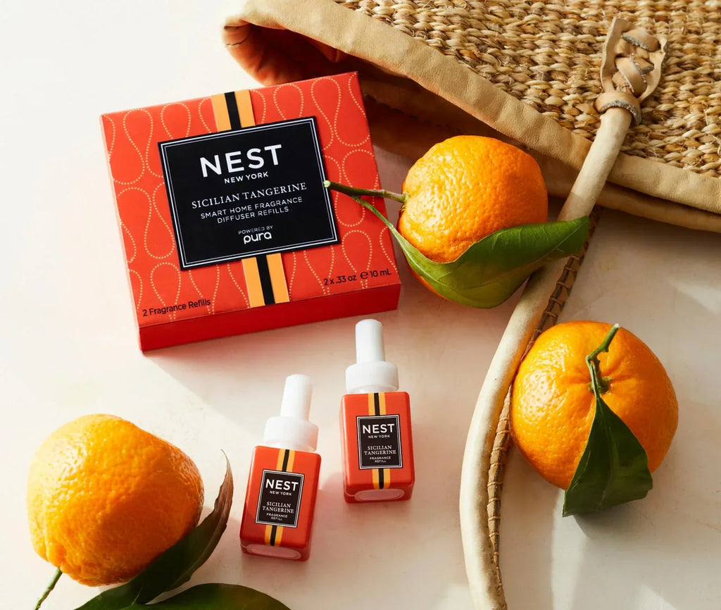 NEST New York Sicilian Tangerine Refill Duo for NEST x Pura Smart Home Fragrance Diffuser (Smart Vials)