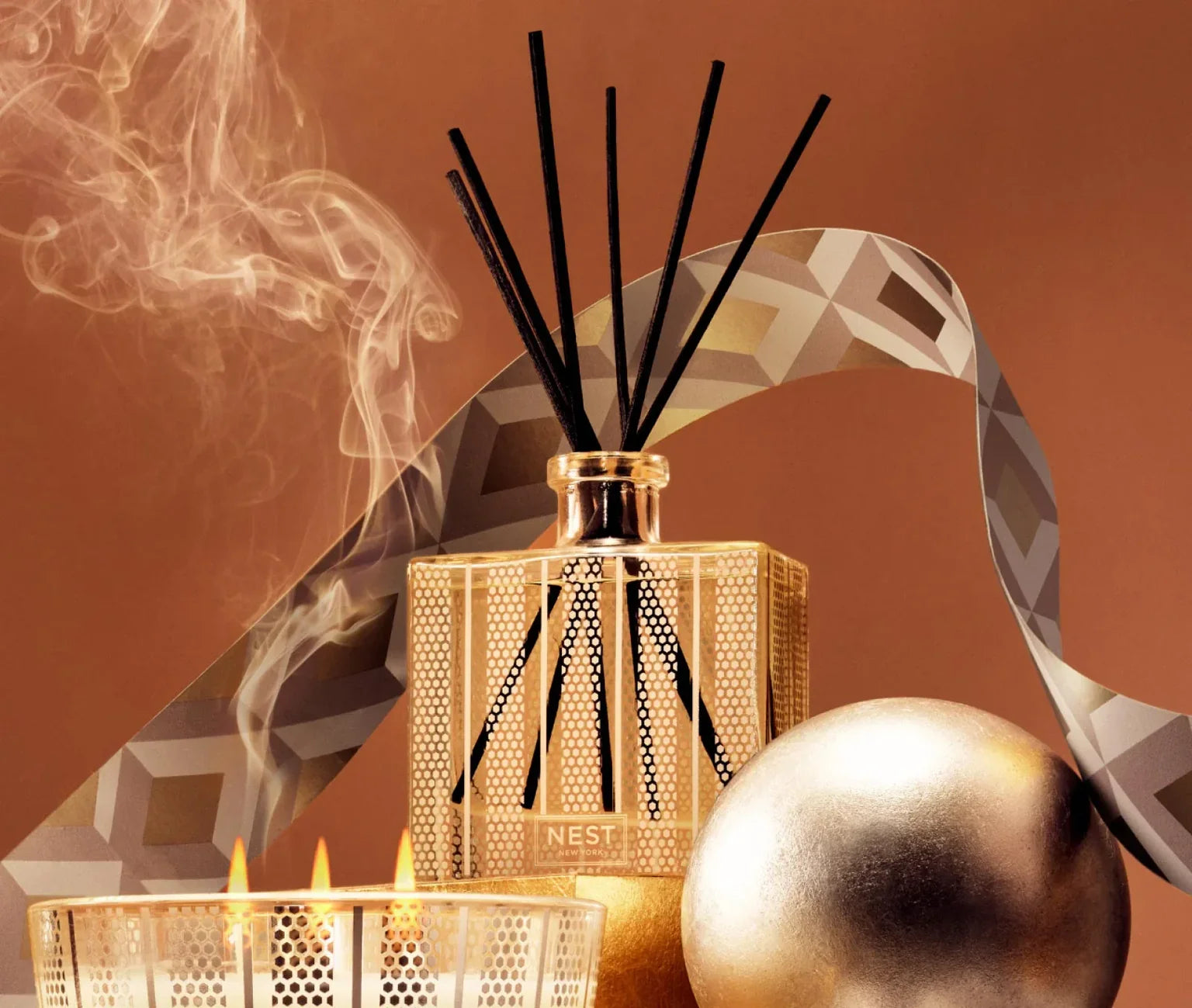 NEST New York Amber & Incense Reed Diffuser