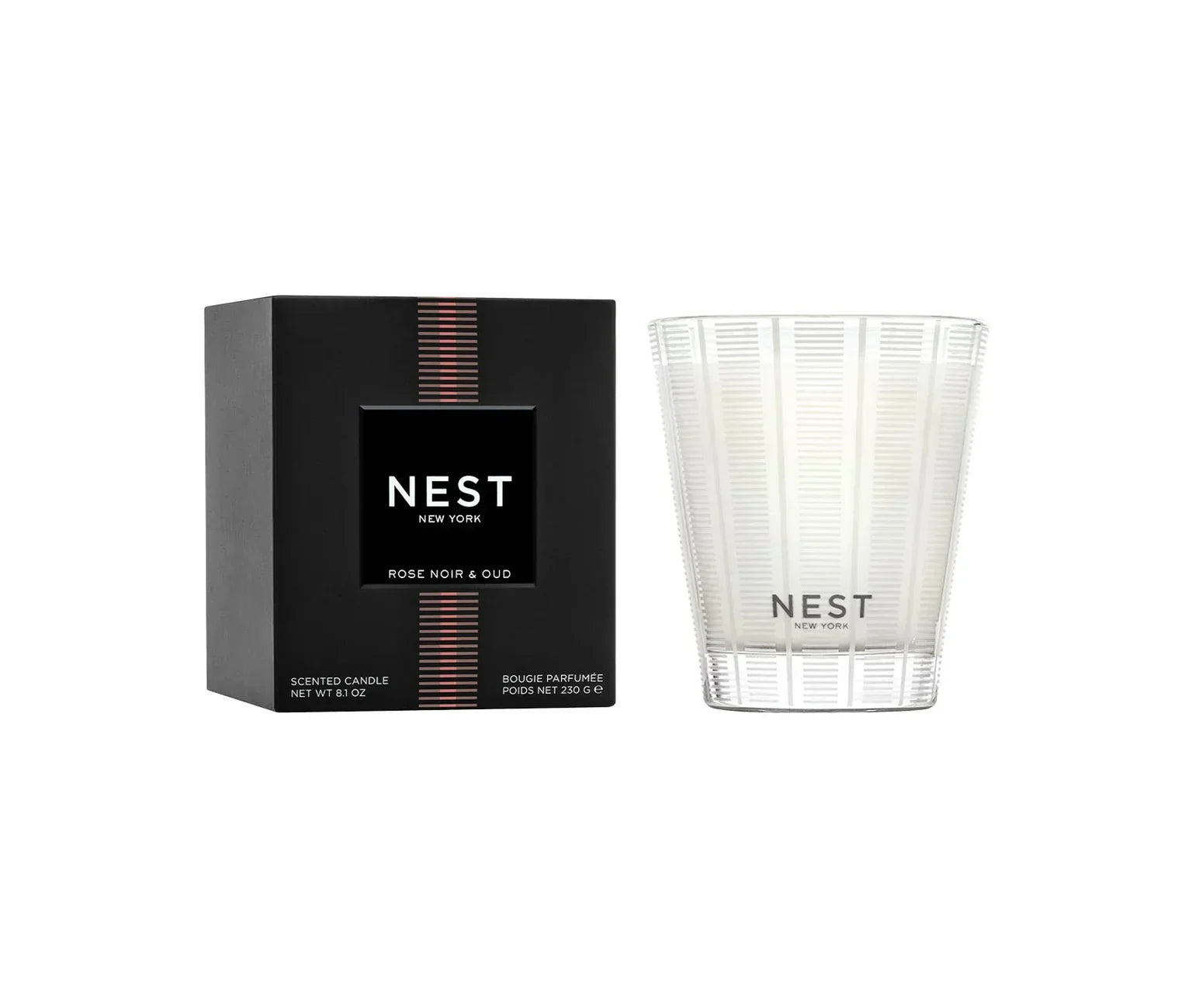 NEST New York Classic Candle 8.1oz - Rose Noir & Oud