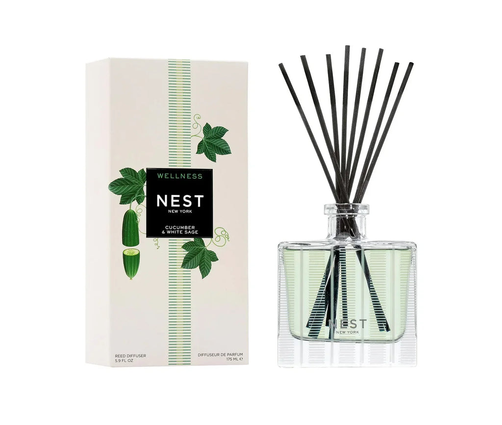 NEST New York Cucumber & White Sage Reed Diffuser