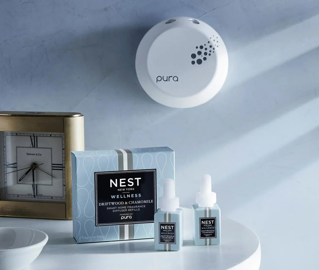 NEST New York Driftwood & Chamomile Refill Duo for NEST x Pura Smart Home Fragrance Diffuser (Smart Vials)