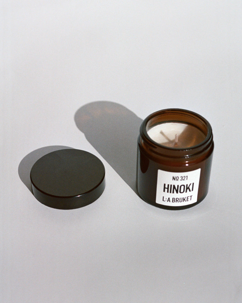 L:A BRUKET 321 Mini Scented Candle Hinoki 50g