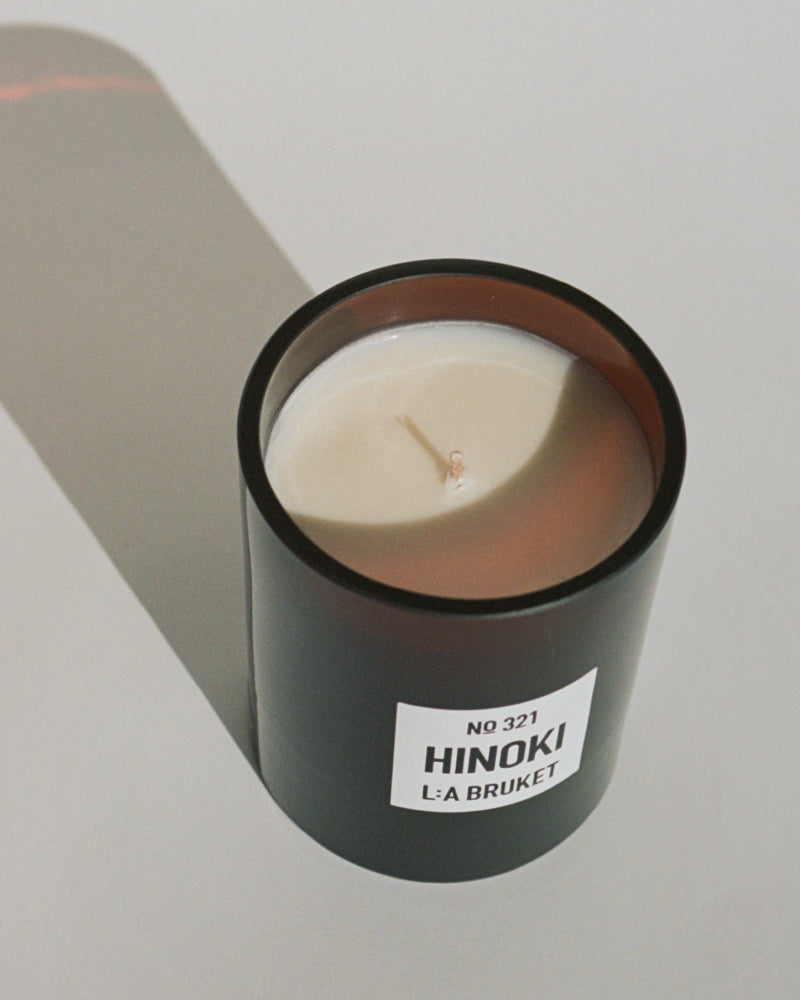 L:A BRUKET 321 Scented Candle Hinoki 260g