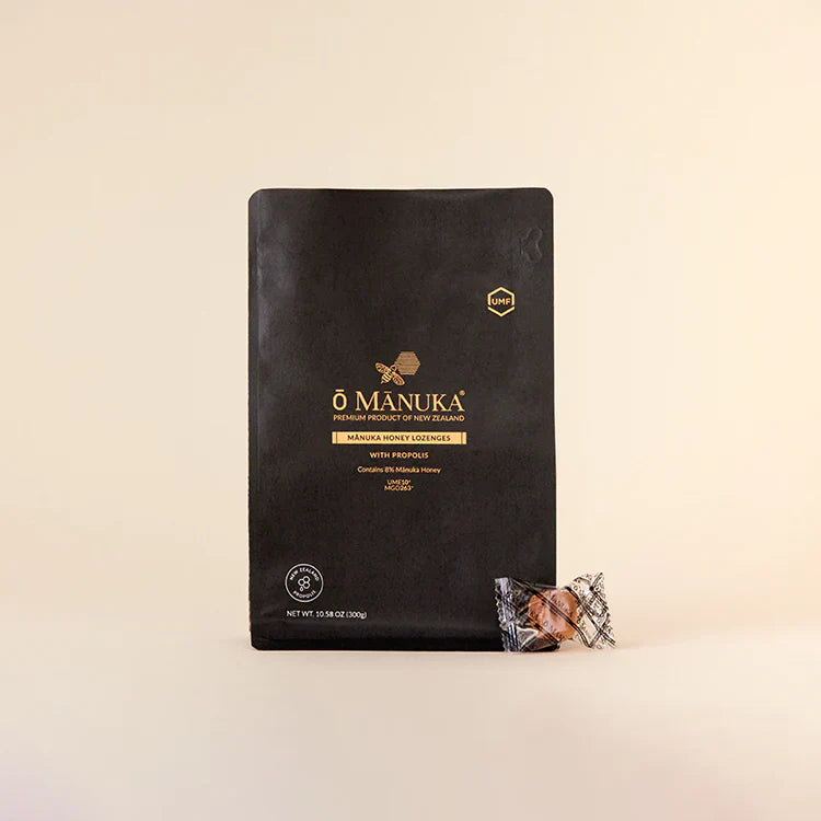 Ō MĀNUKA Honey Lozenges with Propolis | UMF 10+ / MGO 263+ (300g)