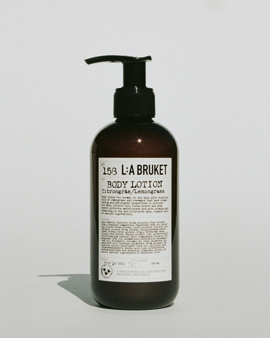 L:A BRUKET 158 Body Lotion Lemongrass 240ml