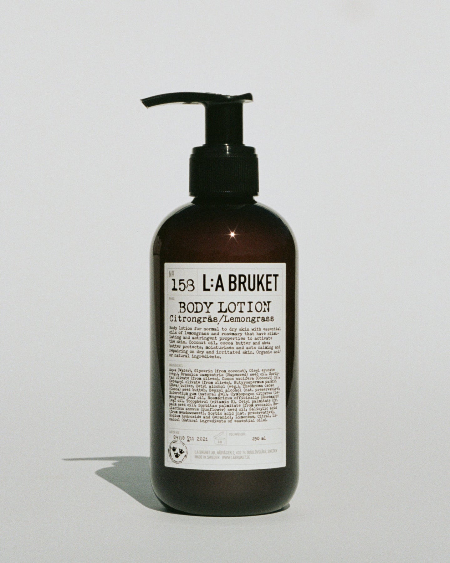 L:A BRUKET 158 Body Lotion Lemongrass 240ml