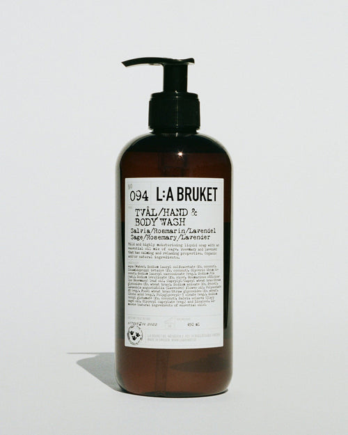 L:A BRUKET 094 Hand & Body Wash Sage Rosemary Lavender 450ml