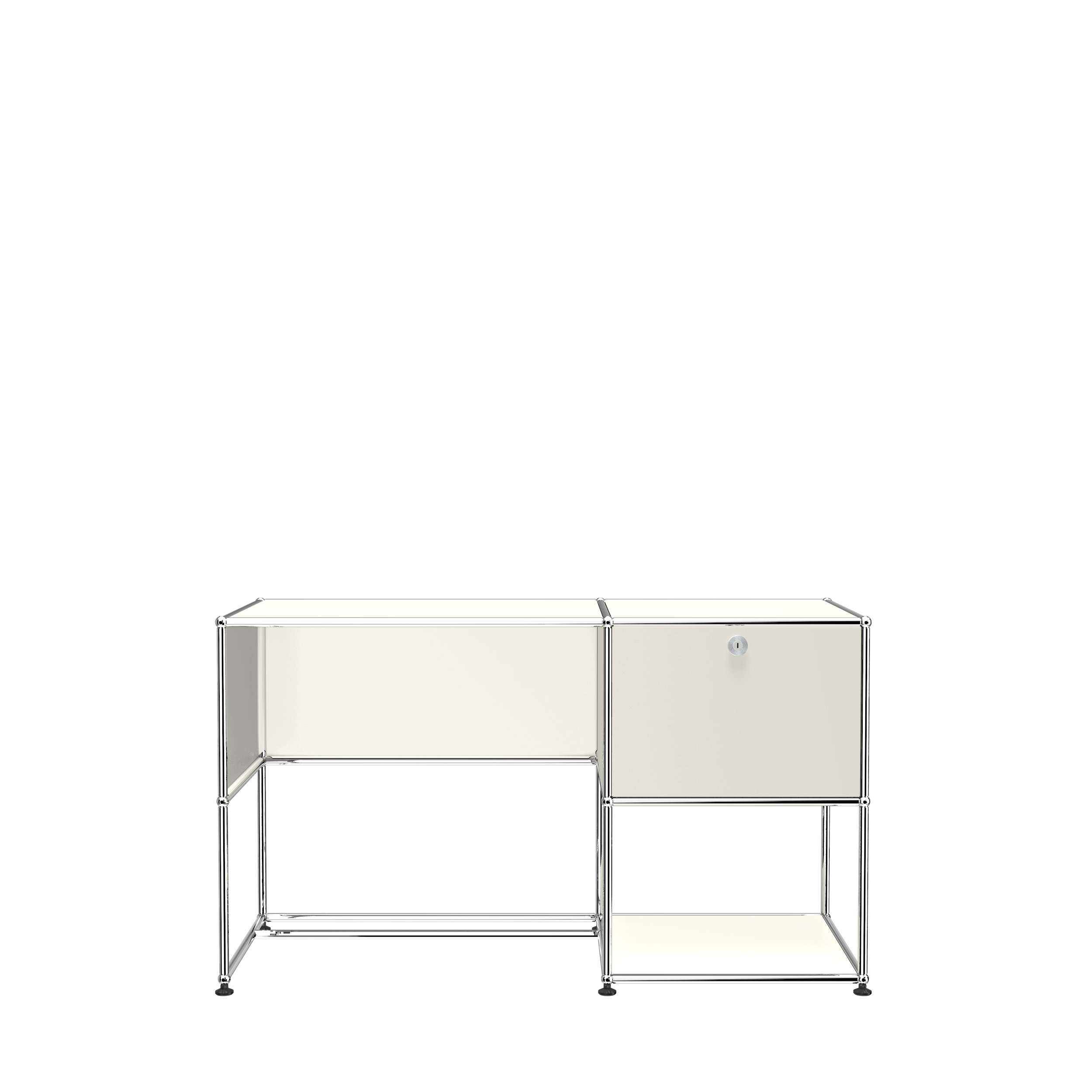 USM Haller Custom Office Desk Unit (A) in Pure White