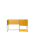 USM Haller Custom Office Desk Unit (A) in Golden Yellow