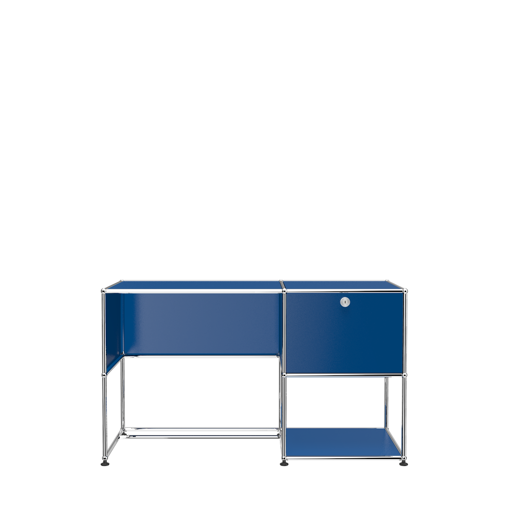 USM Haller Custom Desk A1 - Gentian Blue