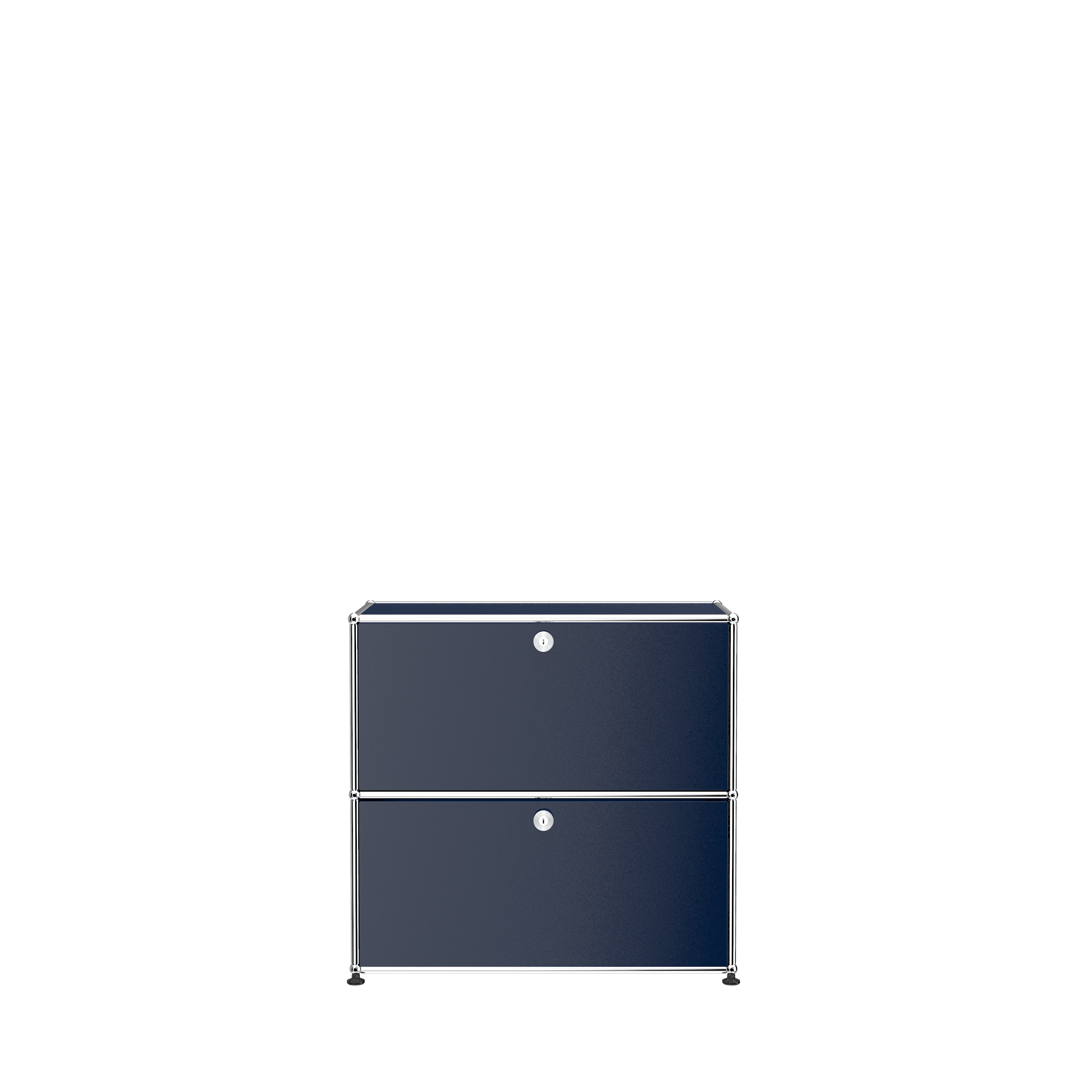 USM Haller Small Storage Credenza (C1A18) in Steel Blue
