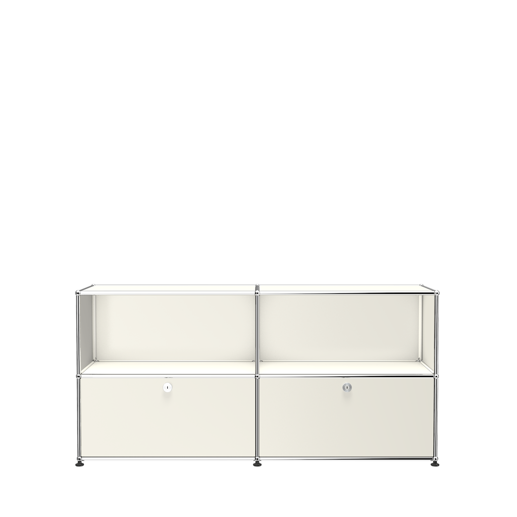 USM Haller Steel 2 Door Credenza File Cabinet (C2A) Front