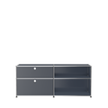 USM Haller Office Credenza With Storage (DF) in Anthracite