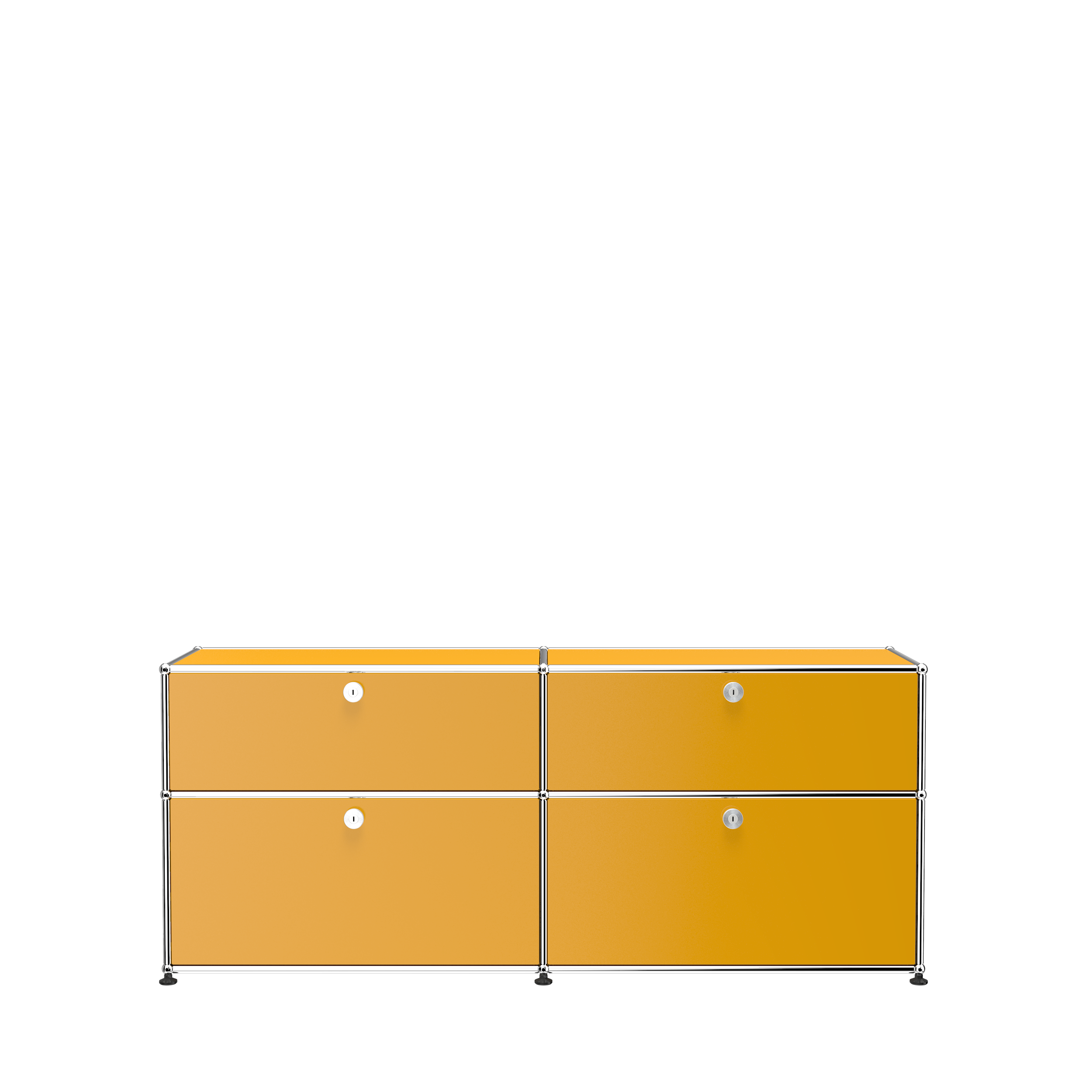 USM Haller Storage Credenza Sideboard with Drawers (D) in Golden Yellow