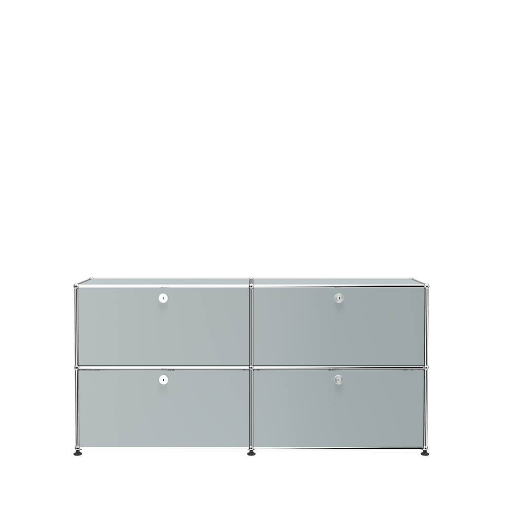 USM Haller Credenza E2F - Matte Silver