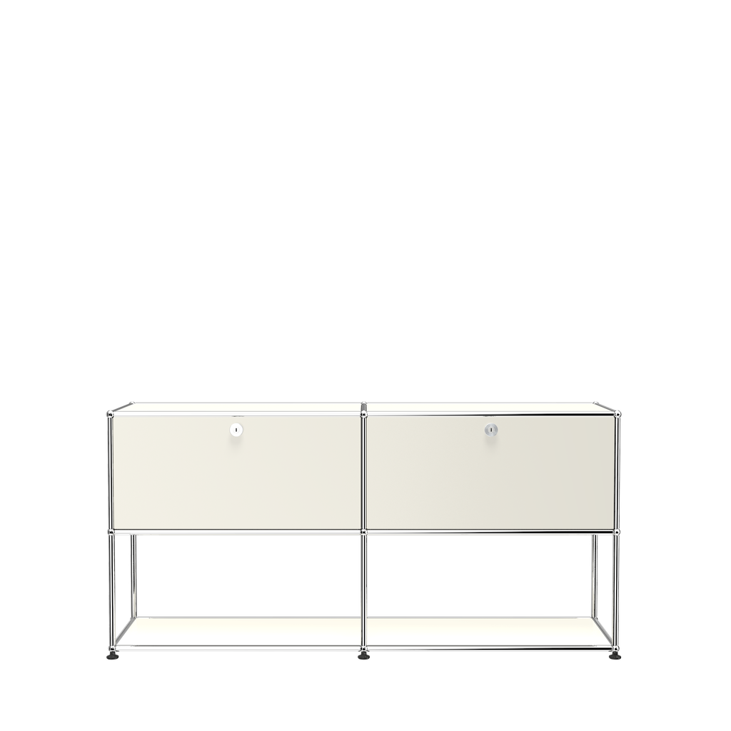 USM Haller Contemporary Credenza (F2) in Pure White