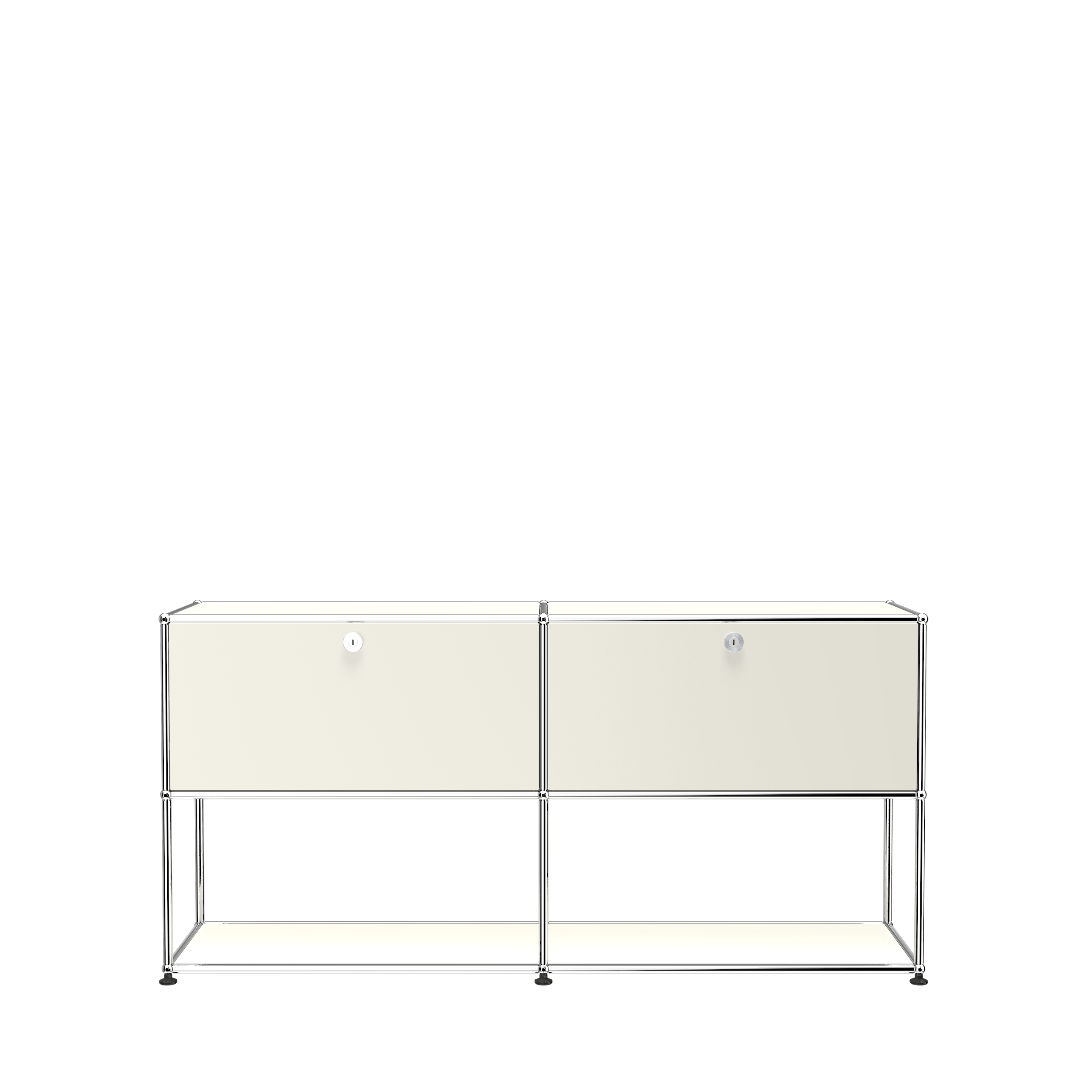 USM Haller Contemporary Credenza (F2) in Pure White