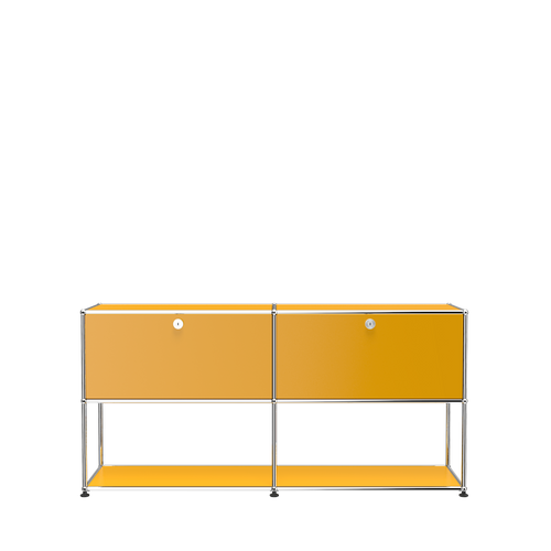USM Haller Contemporary Credenza (F2) in Golden Yellow