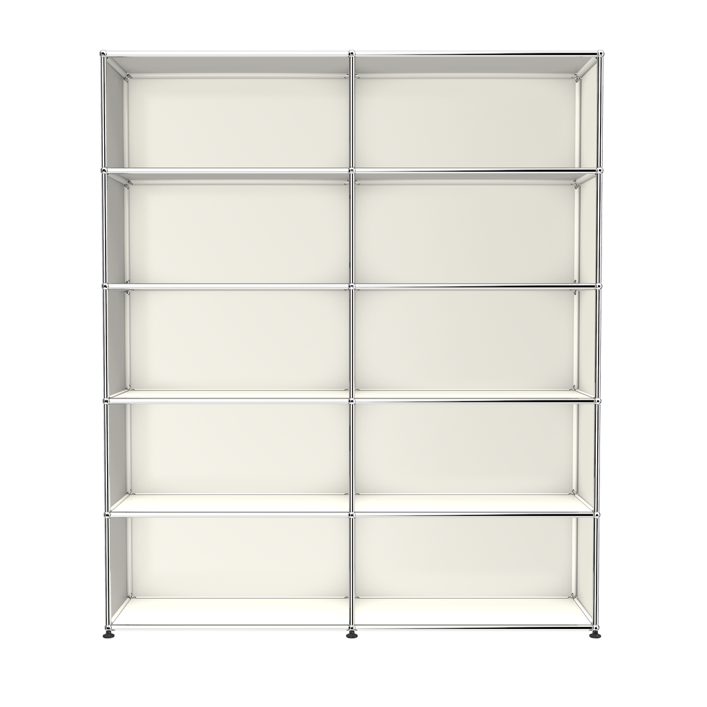 USM Haller Large Open Shelving Unit (H2) in Pure White