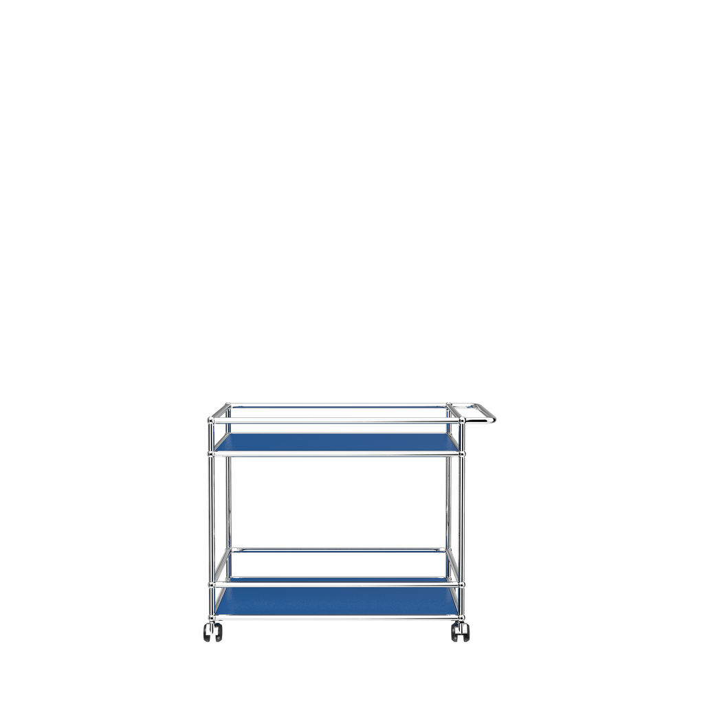 USM Haller Serving Cart (L18) in Gentian Blue
