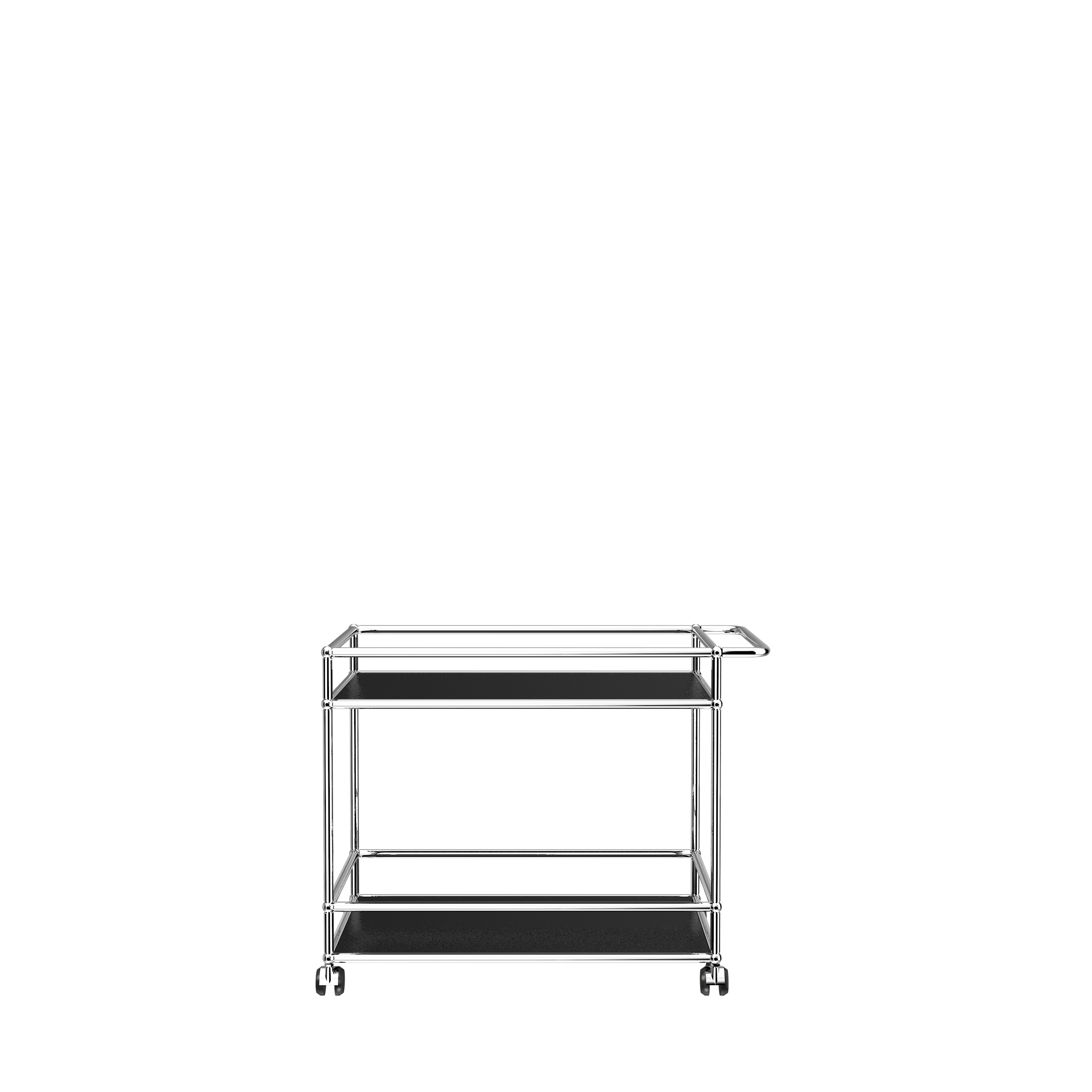 USM Haller Serving Cart (L18) in Graphite Black