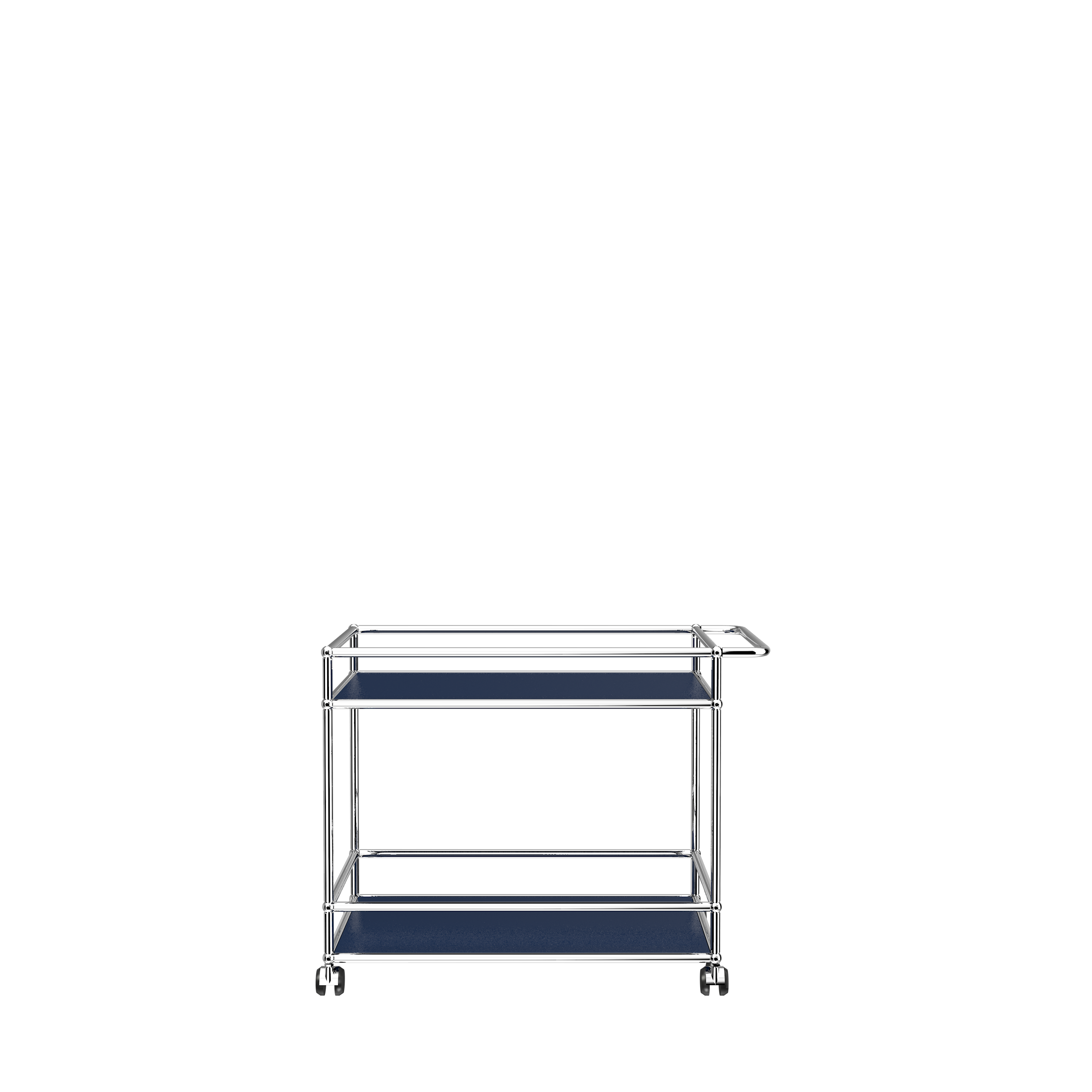 USM Haller Serving Cart (L18) in Steel Blue