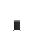 Modern 2 Drawer Pedestal Filing Cabinet (M) in Graphite Black