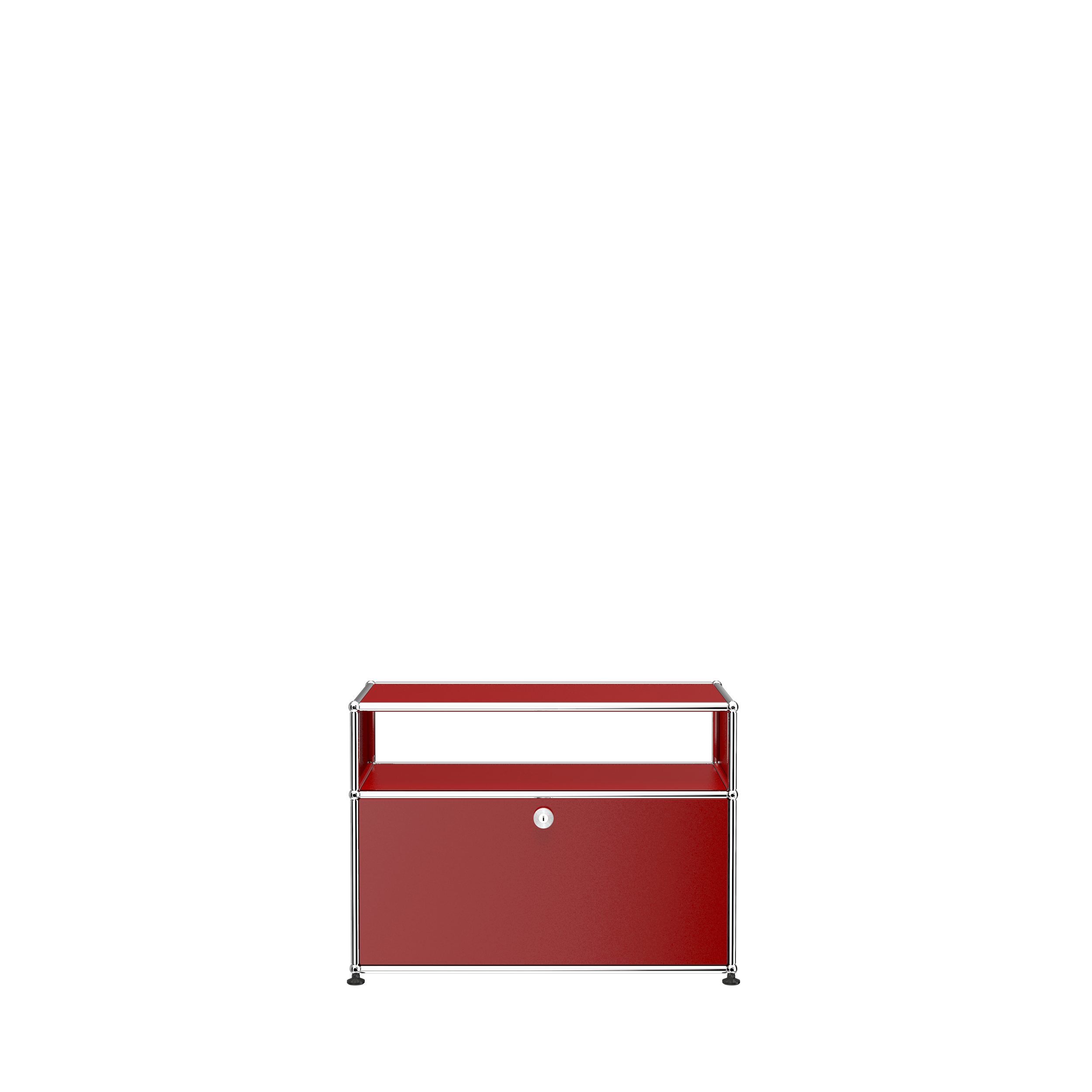 USM Haller side table (O118) in Ruby Red