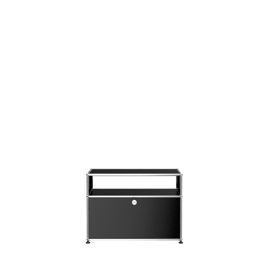 USM Haller side table (O118) in Graphite Black