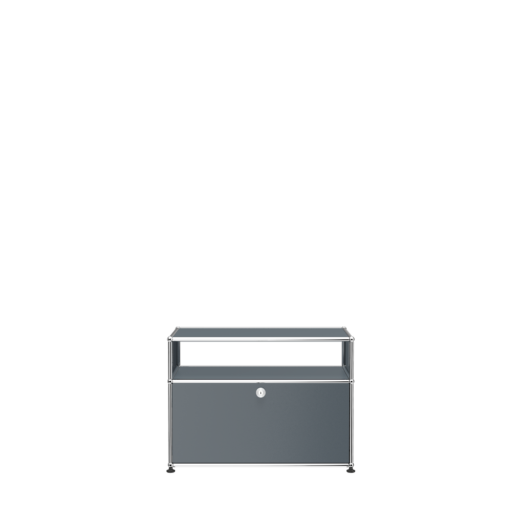 USM Haller side table (O118) in Mid Gray
