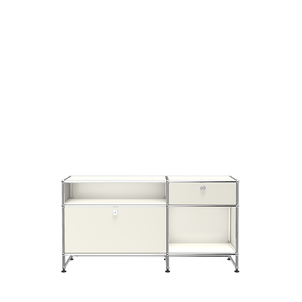 USM Haller Credenza TV Stand (O3) in Pure White