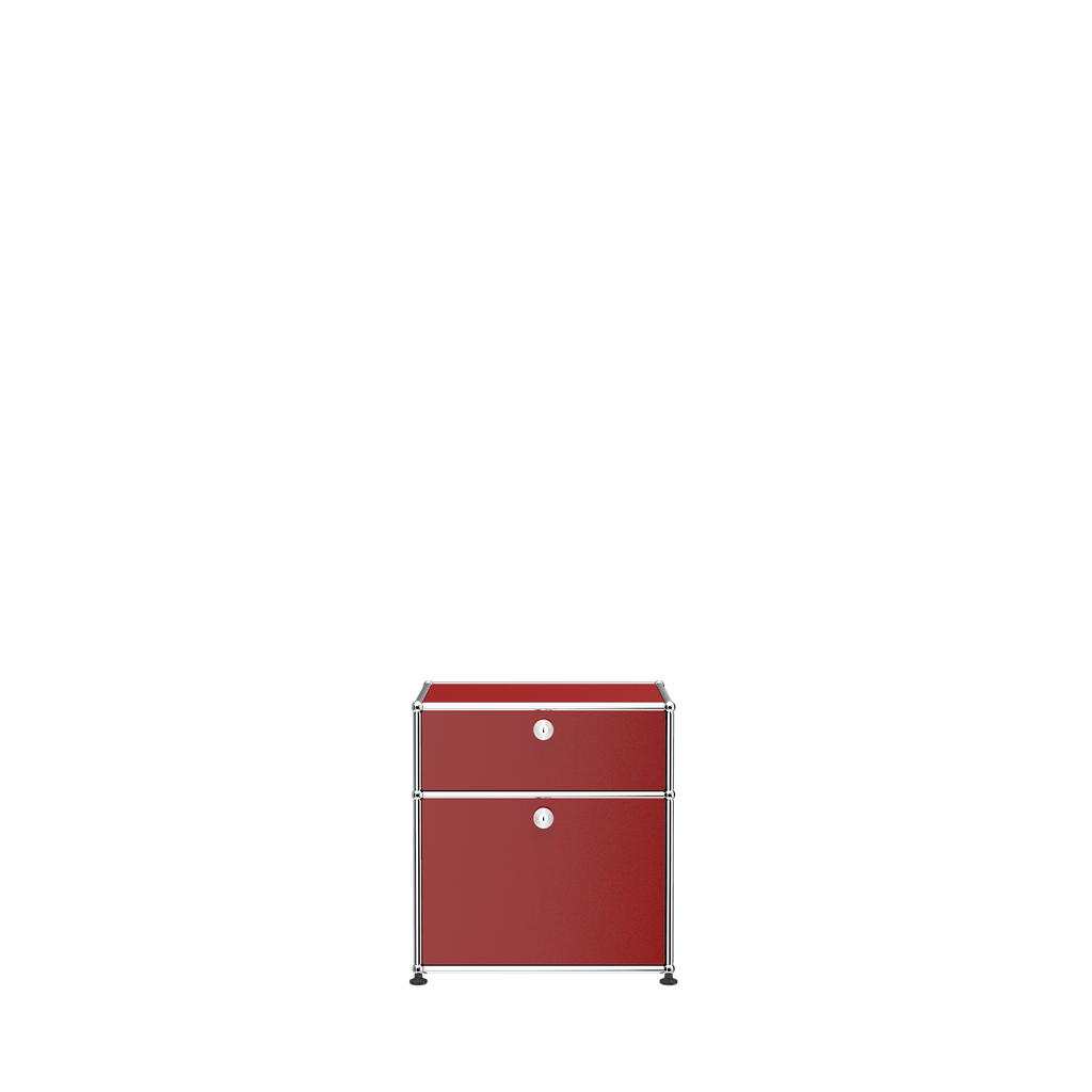 USM Haller Nightstand (P1) in Ruby Red